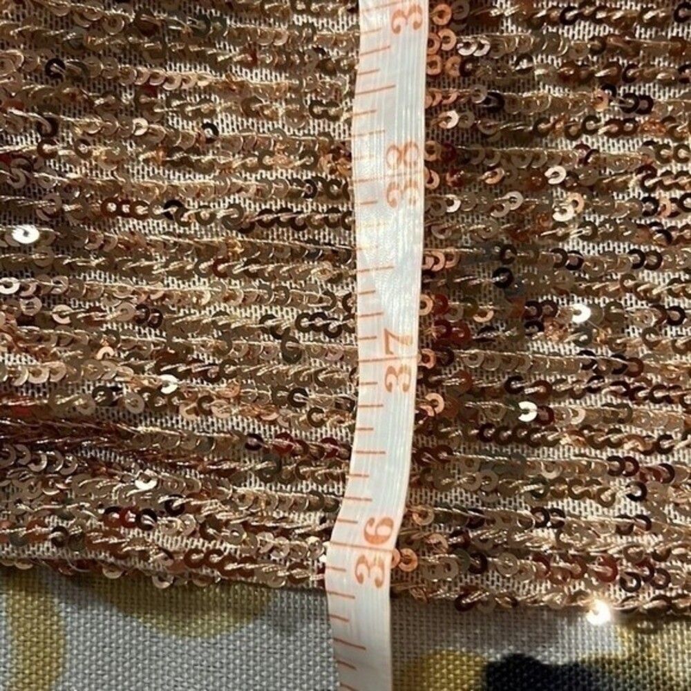 New R & M RICHARDS Nightway Sequined Top In Gold - Picture 8 of 8